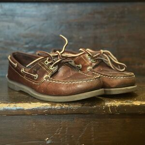 Timberland leather boat shoes